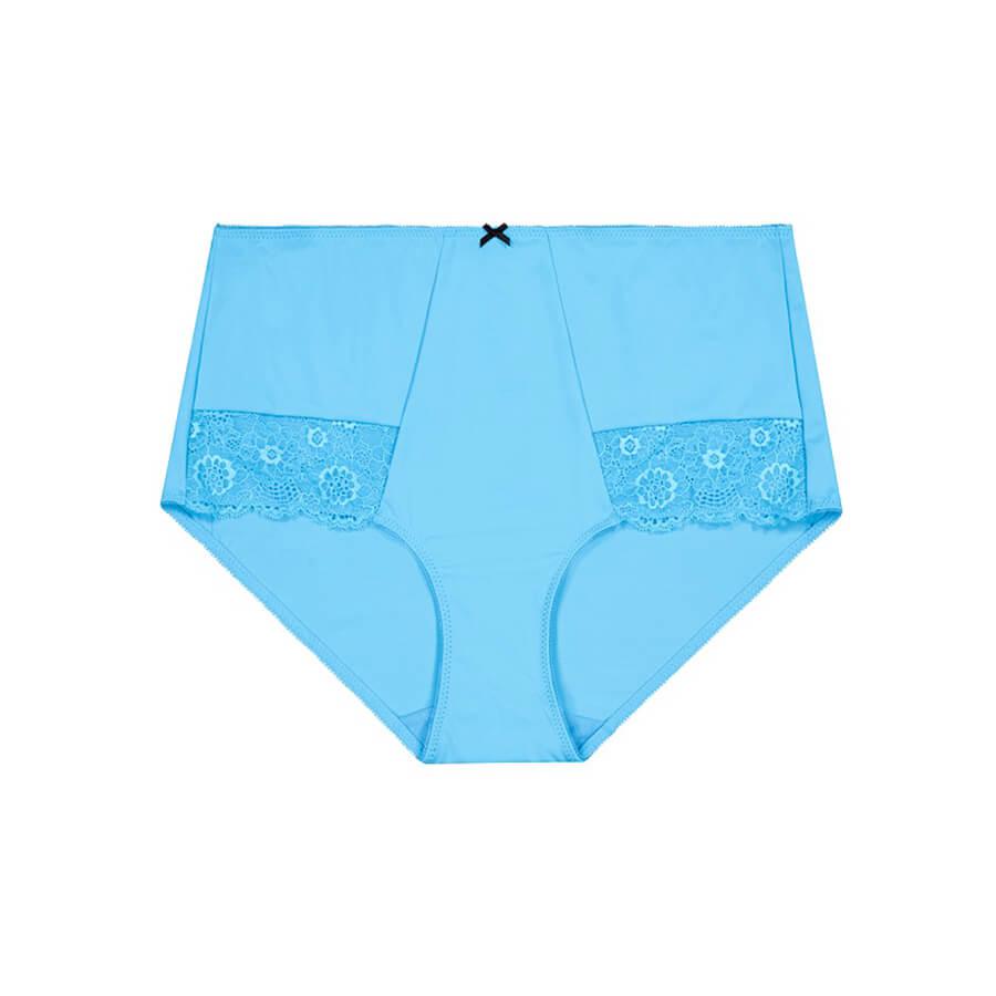 Alyssum Lace Full Brief - Lagoon Blue