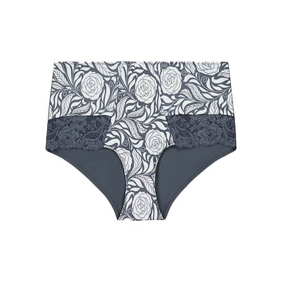 Midi Short - Signature Print in Pewter Rose Product Image