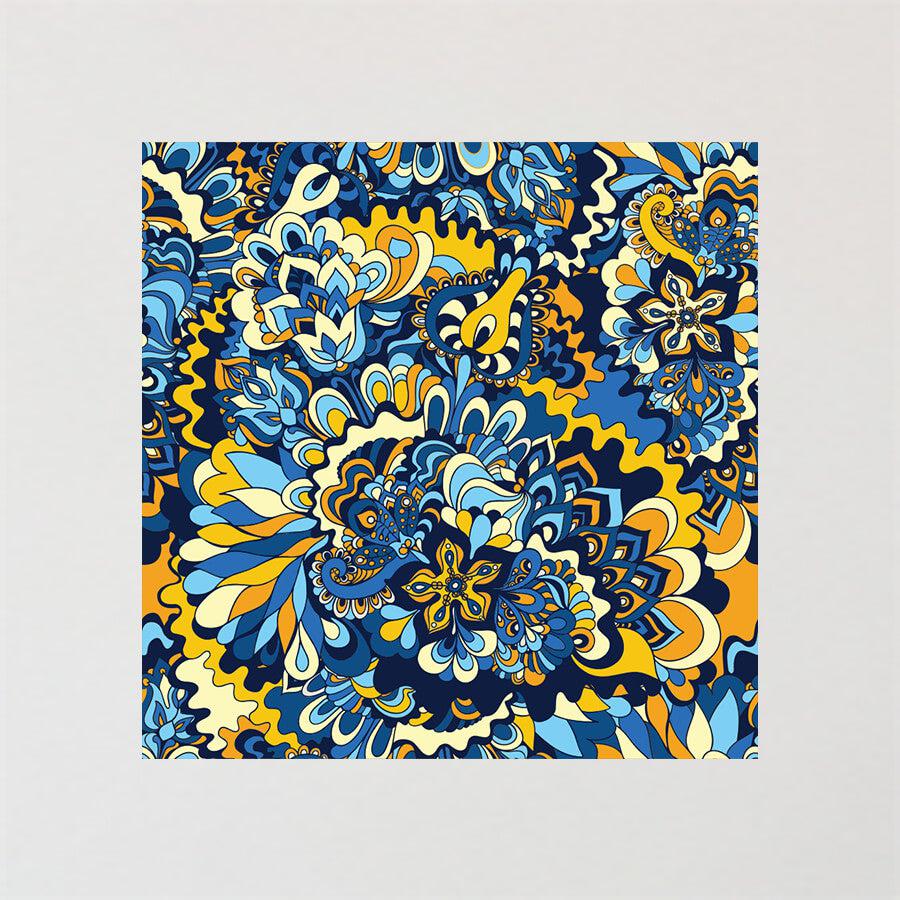 Print Full Cup Bra - Midnight Paisley
