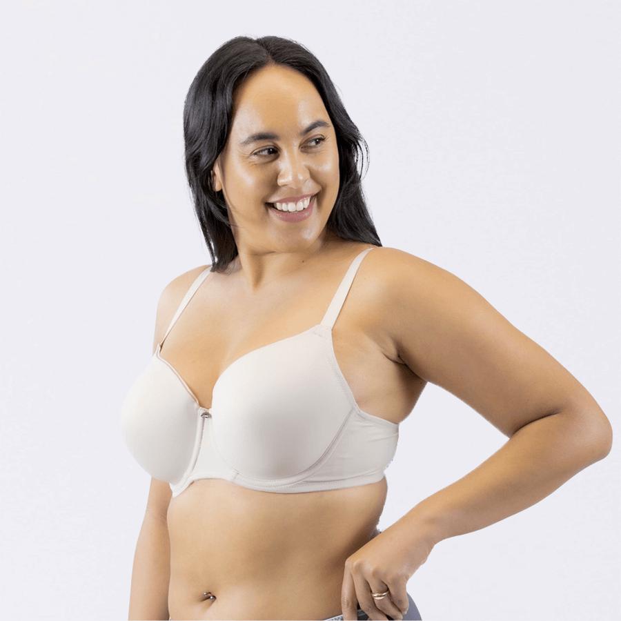 Convertible T Shirt Bras (2 Pack) - Black and nude Latte