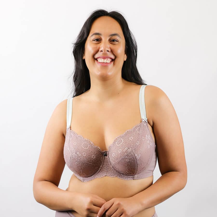 Peony Lace Full Cup Bra - Starlight