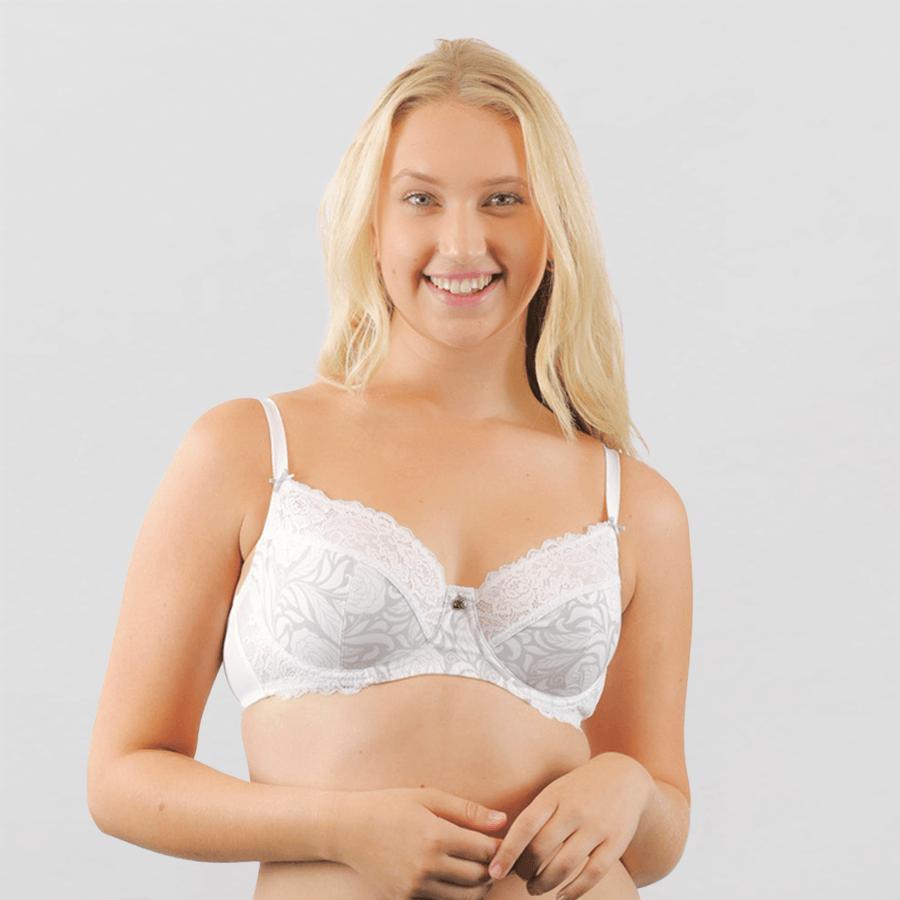 Signature Print Balconette Bras (2 Pack) - Pewter Rose and Ice Rose