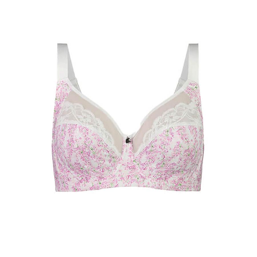 Underwire Madeline Print Bra - Premium Support - Wisteria Product Image